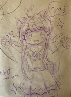 quick catgirl sketch