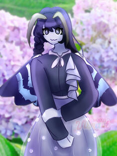 moth girl full render