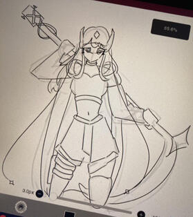 aura (OC) sketch