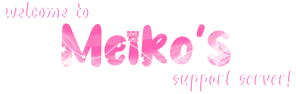 meiko welcome text