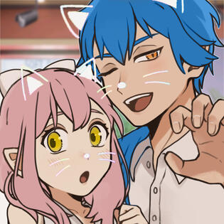 evie &amp; kai pfp (credit to ???)