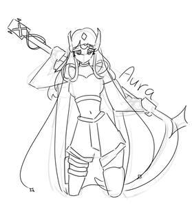 sketch of aura (credit to me)