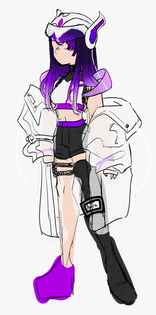 rough concept sketch w/ color of aura (credit to ???)